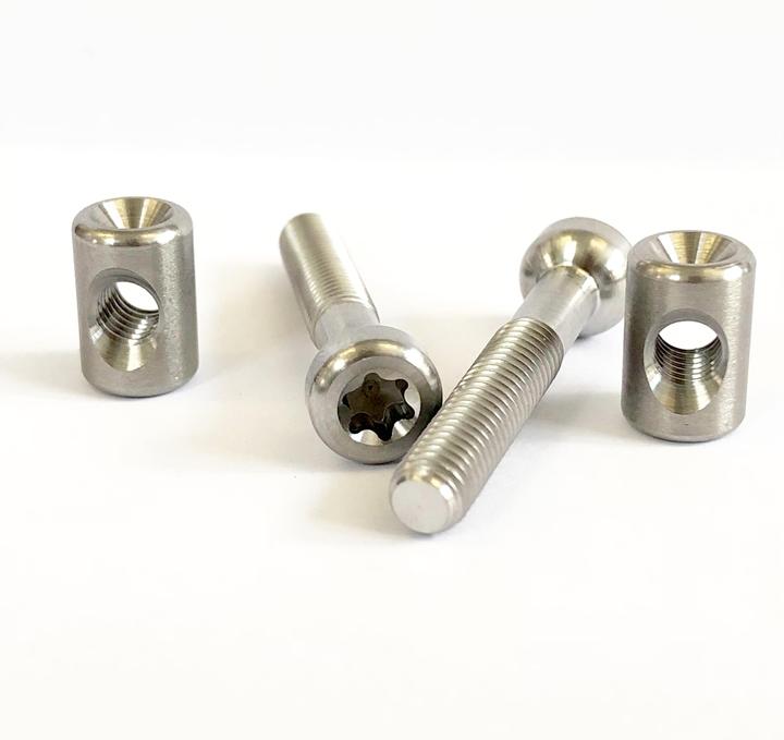 BikeYoke Revive Sattelklemmschrauben Titan, 2 Stück.