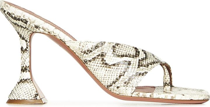 Actual product image Amina Muaddi Sandals Beige (39)