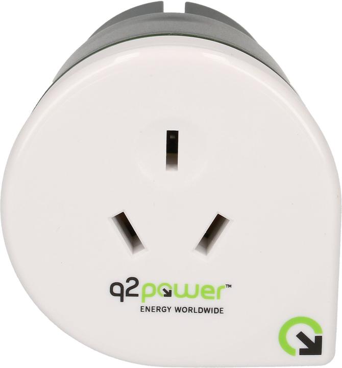 Actual product image Q2 Power Travel Adapter Australia/China to Europe
