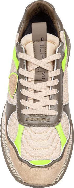 Immagine prodotto Philippe Model olympique sneakers in leather and fabric color military green and yellow (43)