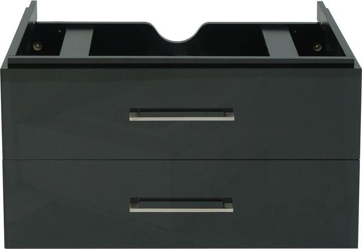 Immagine prodotto Mendler Mobile lavabo Premium, mobile lavabo per bagno, nero lucido 90 cm