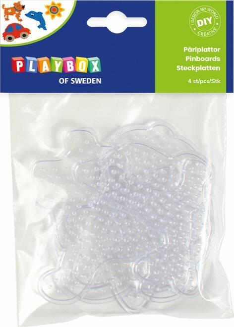 Produktbild Playbox 4 Steckplatten für Bügelperlen