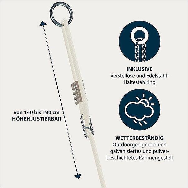 Produktbild Hudora Nestschaukel Lounge 90cm, Bernstein