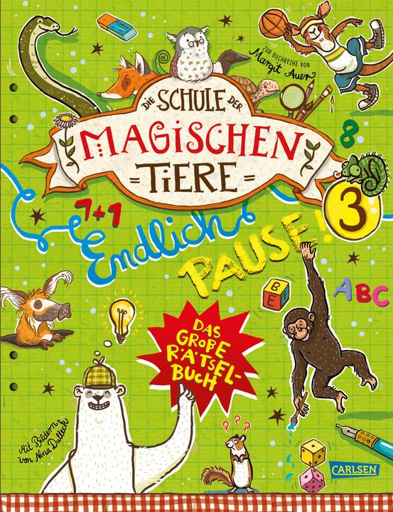 Produktbild Die Schule der mag Tiere - Endlich Pause! Rätselbuch (Deutsch, Christiane Hahn, Nikki Busch, 2023)