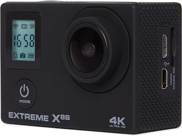 Produktbild Nikkei Extreme X8S - Actioncam met Remote - Inclusief Gratis Oranje EK88 Shirt (UHD, WLAN)