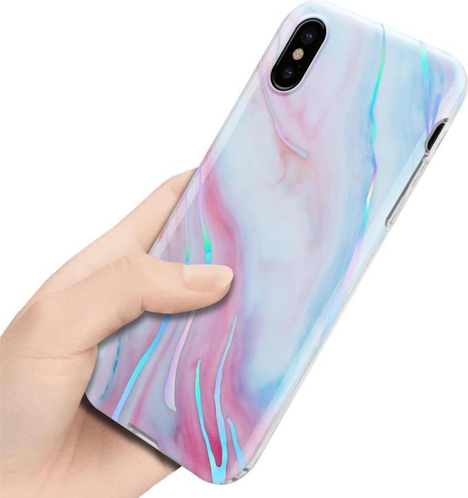 Produktbild Cadorabo IMD TPU Bunter Marmor Cover (Apple iPhone XS Max)