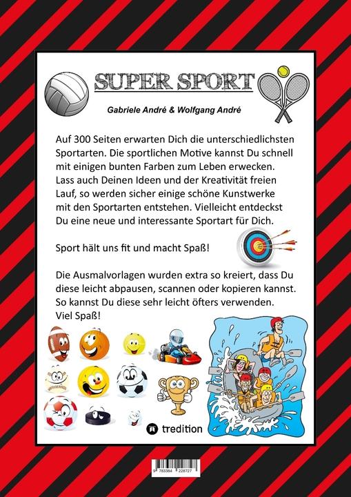 Image du produit Méga livre de coloriage - 300 coloriages sportifs - Différents sports - Compétitions - Matches -