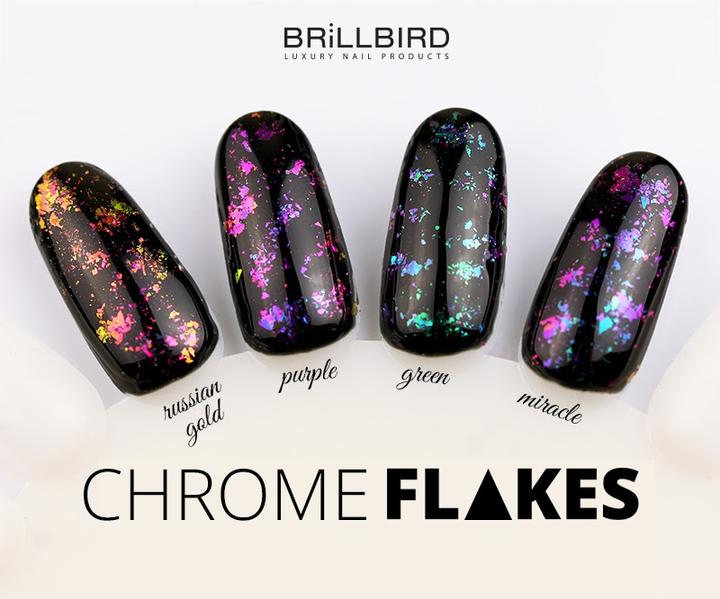 Immagine prodotto BrillBird Scaglie di cromo - VERDE