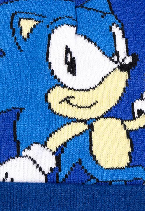 Actual product image Disney Knitted hat Sonic Blue (One size)