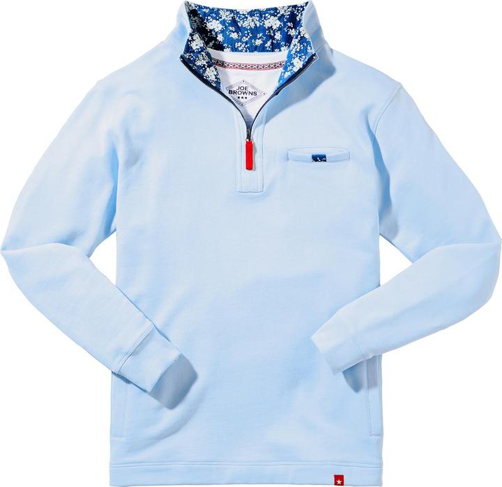 Joe Browns Washed 1/4 Zip Sweatshirt