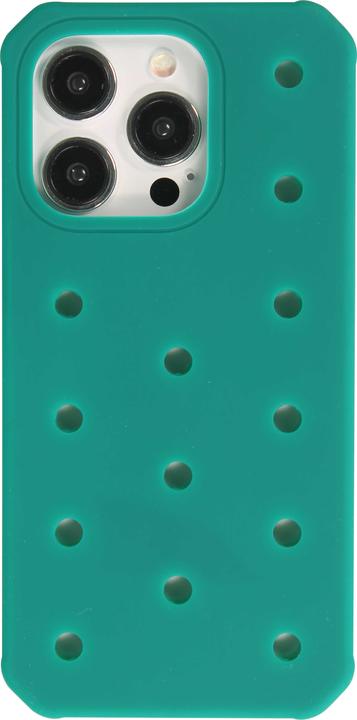 Produktbild PhoneLook Hülle Dicke Silikonhülle mit Löcher für Aufsteck-Sticker (Apple iPhone 15 Pro)