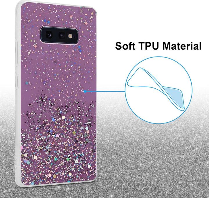 Image du produit Cadorabo Couverture TPU paillettes scintillantes (Samsung Galaxy S10e)