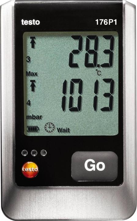 Image du produit Testo Enregistreur de données multiples 176 P1 Grandeur de mesure Temp (Mallette d'instruments de mesure)