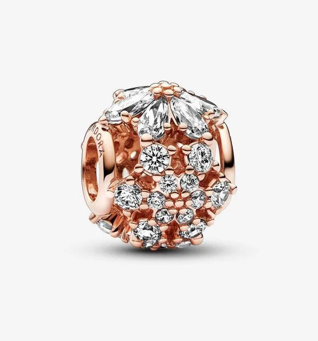 Image du produit Pandora Charm Sparkling Herbarium Cluster (Plaqué or rose)
