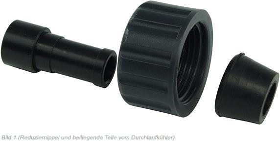 Actual product image Aquatuning Connection adapter for ultra continuous cooler 150 to G1/4