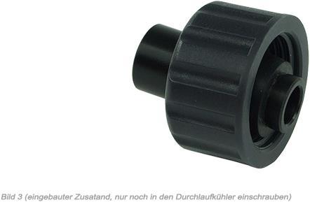 Actual product image Aquatuning Connection adapter for ultra continuous cooler 150 to G1/4