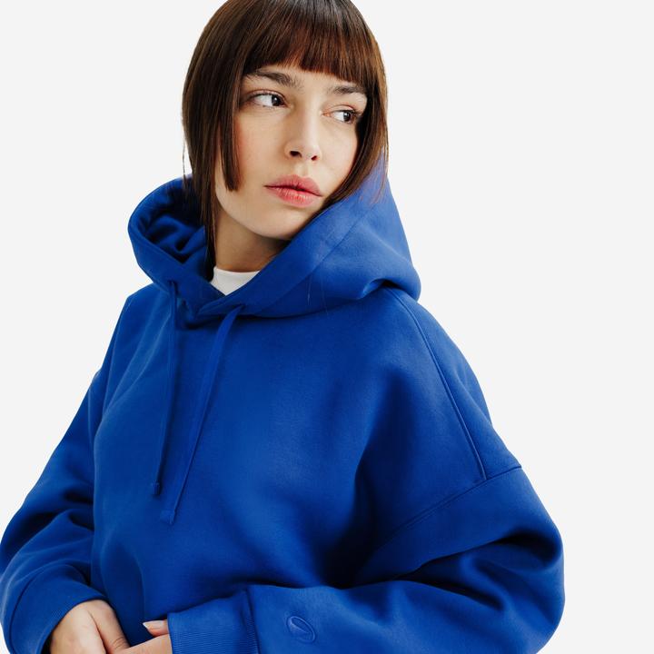 Image du produit Decathlon Sweat à capuche femme, Elementals, bleu (XL)