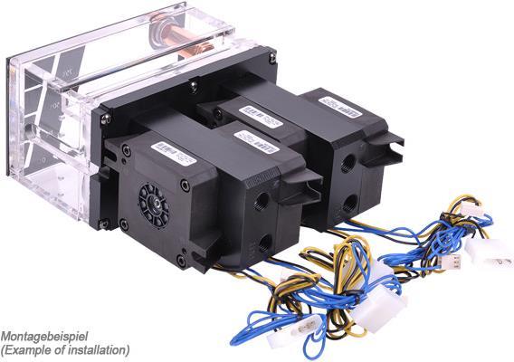 Produktbild Alphacool Repack Quad Laing DDC Dual 5.25" Bay Station