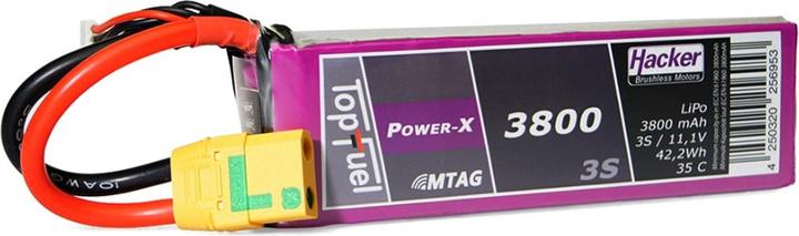 Produktbild Hacker LiPo Pack TF Power-X 3800mAh 3S MTAG (11.10 V, 3800 mAh)