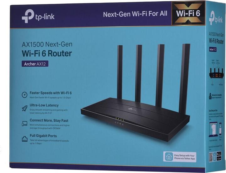 Actual product image TP-Link AX1500 Gigabit Wi-Fi 6 Router