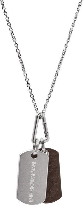 Produktbild Emporio Armani Kette (Edelstahl, Leder)