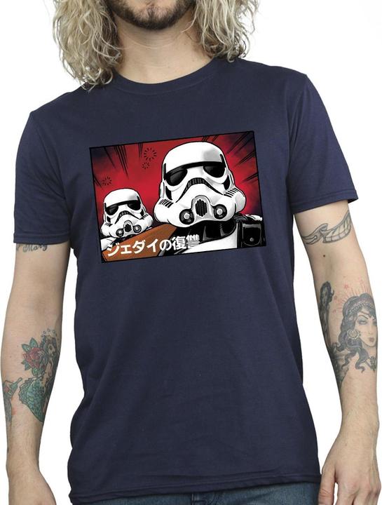 Immagine prodotto Star Wars Stormtrooper Japanese Maglietta Uomo (4XL)