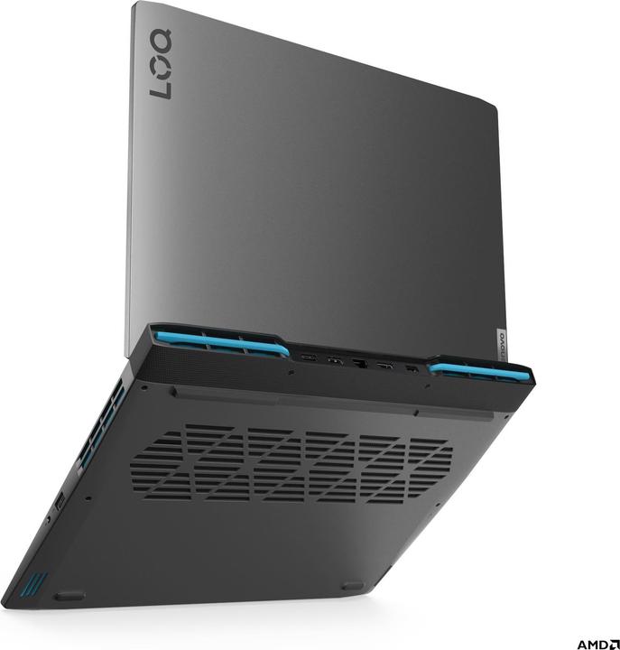 Actual product image Lenovo LOQ 16APH8 AMD Ryzen 7 7840HS 16inch 16GB 512GB SSD RTX4050 6GB W11H Storm Grey Qwerty (16", 16 GB, 512 GB, Eng. Int.)