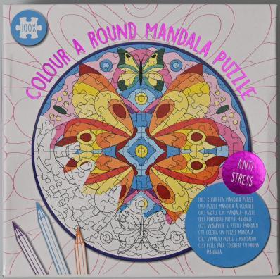 Produktbild Roost Mandala-Puzzle rund Flower PU91 rund, assortiert (25 Teile)
