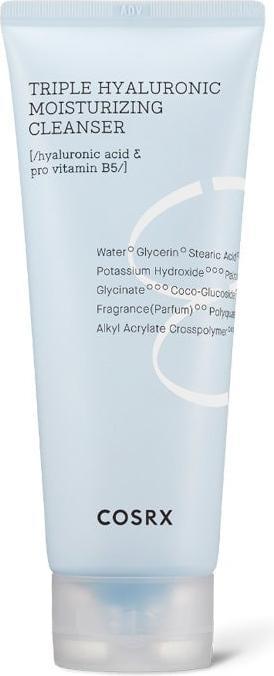 Cosrx Hydrium Triple Hyaluronic Moisture Cleanser (Schaum, 150 ml)