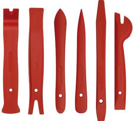Yato Trim wedge set, various shapes, 6 pieces, yt-0837
