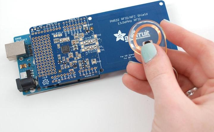 Actual product image Adafruit PN532 NFC/RFID Controller Shield for Arduino Extr