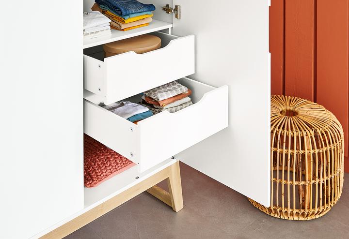 Actual product image Pinolino Kinderzimmer-Set 'Bridge' extrabreit, 3-tlg. (Children's wardrobes)