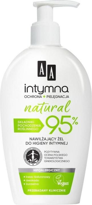 Oceanic Aa - Intimate Protection + Natural 95% Moisturizing Gel For Intimate Hygiene 300Ml (300 ml, Intimgel)
