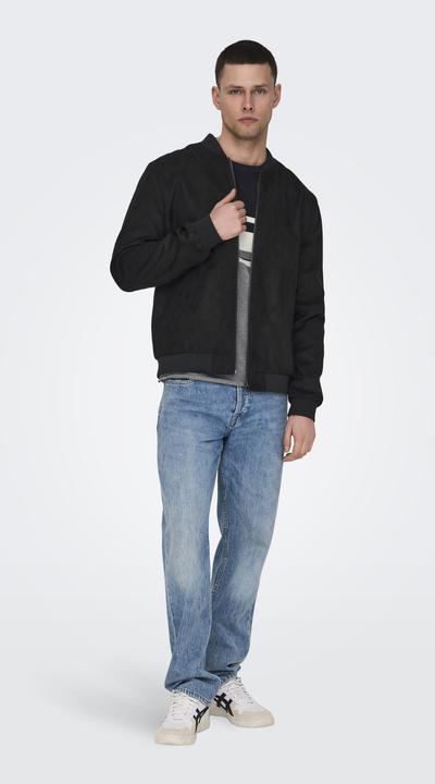 Actual product image Only & Sons Onslucas Fake Suede Bomber Otw (M)