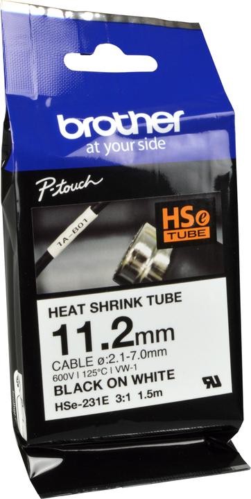 Brother Heat-Shrink-Tube (1.12 cm, Schwarz)