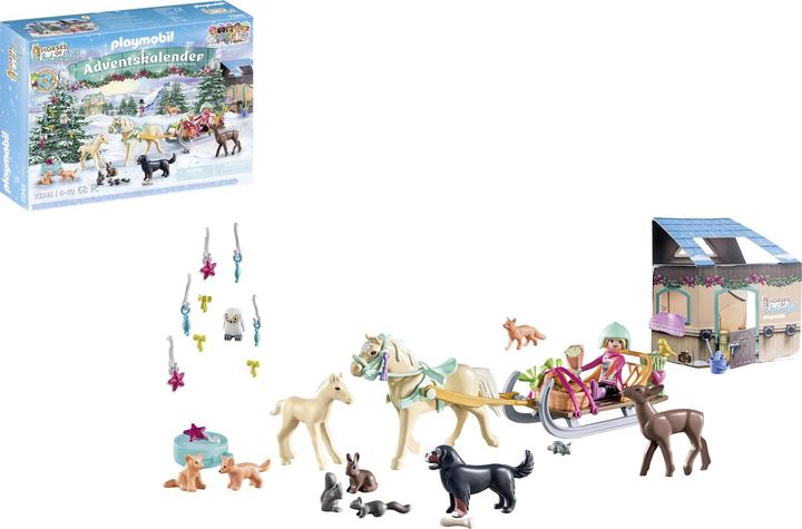 Produktbild Playmobil Pferde: Weihnachtliche Schlittenfahrt