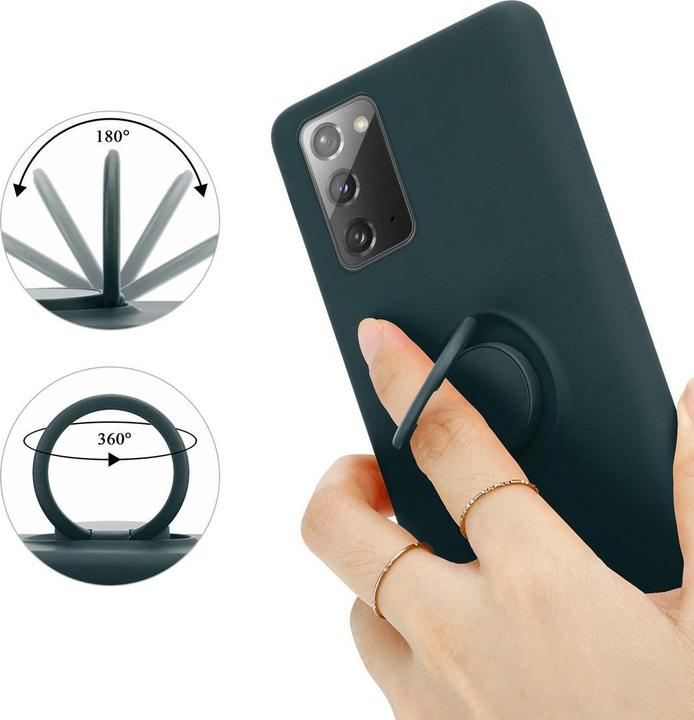 Produktbild Cadorabo TPU Liquid Ring Silicone Case Hülle (Samsung Galaxy Note 20)