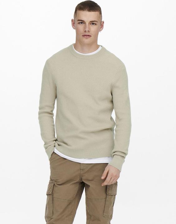 Produktbild Only & Sons Strukturstrick Strickpullover (S)