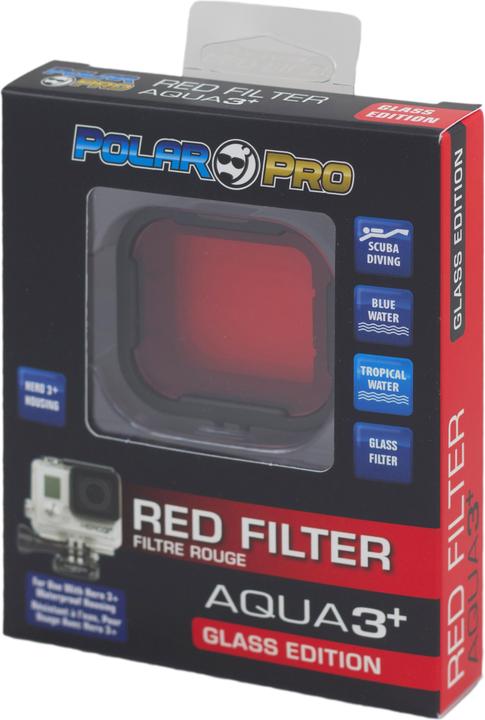 Actual product image Red Filter for GoPro Hero 4 (Hero 4, Hero 3+)
