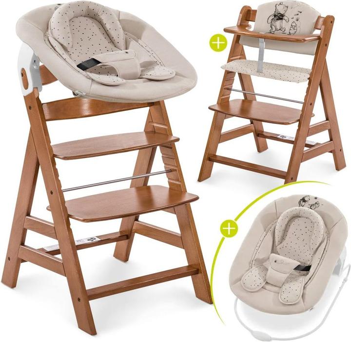 Produktbild Hauck Alpha Plus Walnut 4-tlg. Newborn Set - Disney (Hochstuhl)