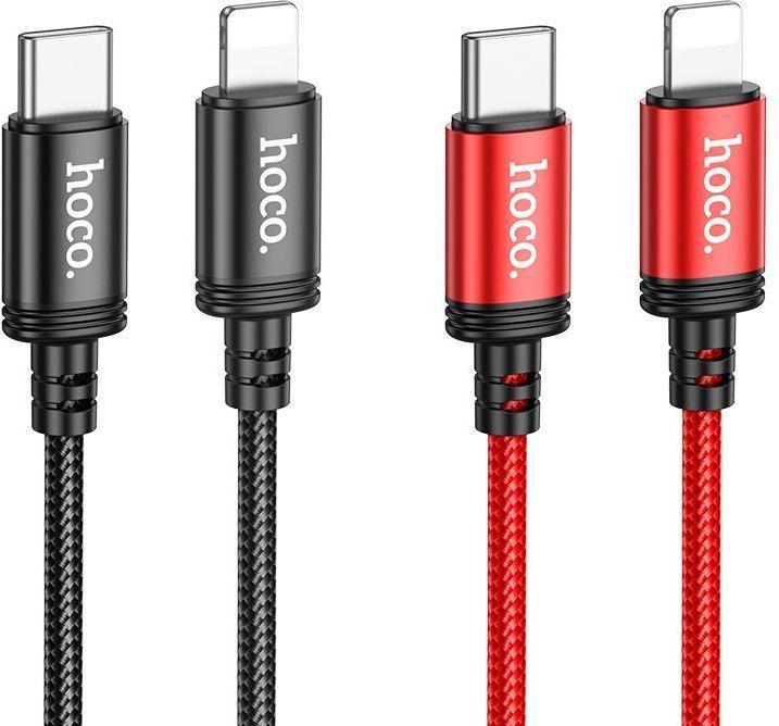 Produktbild Hoco Cable cable Type C to Lightning PD 20W X89 1 m black (1 m, USB 3.2 Gen 2, 20 W)