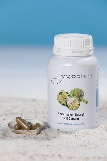 Produktbild Goodness Artischocken Kapsel 500 mg mit Cynarin (100 Stück, Kapseln, 500 g)