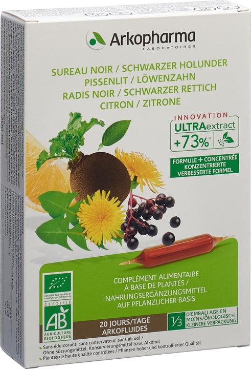 Arkopharma Arkofluide Bio (20 Stück, Ampulle, 360 g)