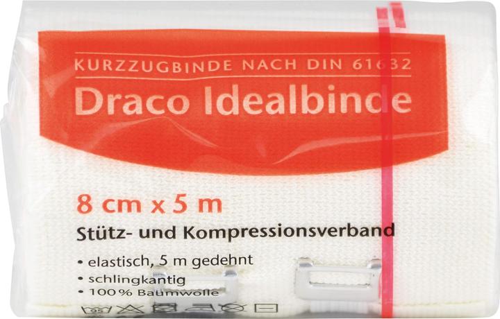 Produktbild Dracco Draco Idealbinde elastisch schlingkantig 8 cm x 5 m, 1 St. Binde