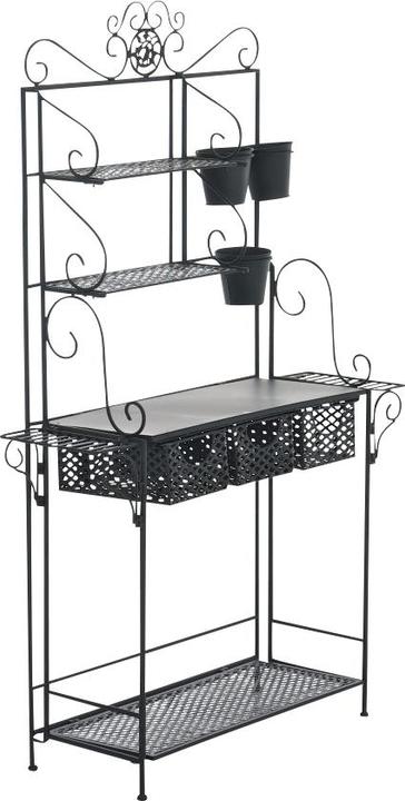 Produktbild Swisshandel24 XL Pflanzregal Shine, schwarz