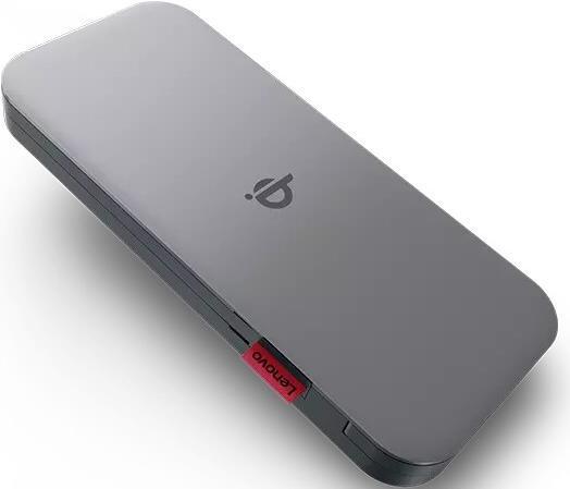 Produktbild Lenovo GO Wireless Power Bank 10000 mAh, Thunder Black, 258 g, 15 W (10000 mAh, 30 W, 38.50 Wh)