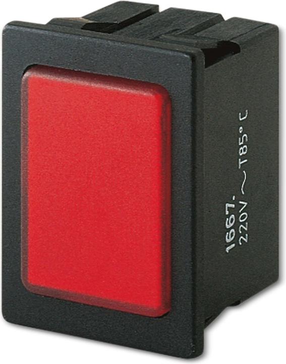 Produktbild Marquardt Leuchte, 01667.0101, 250 V/AC, Flachstecker 6,3 mm