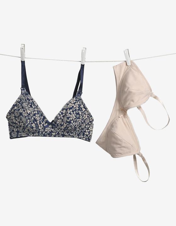 Produktbild Vertbaudet Bio-Kollektion: 2er-Pack Still-BHs ohne Formbügel (80 E)