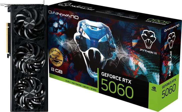 Produktbild Gainward GeForce RTX 5060 Python III OC (8 GB)