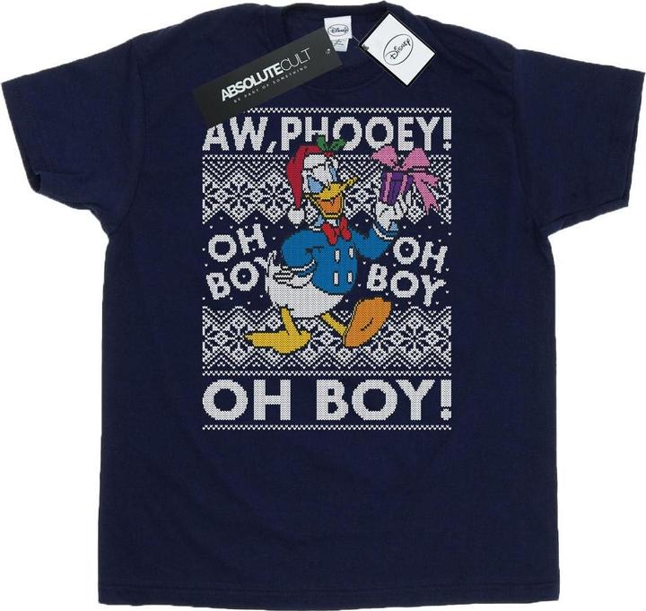 Disney Donald Duck Christmas Fair Isle TShirt (3XL)